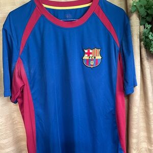 Men's large FCB soccer shirt